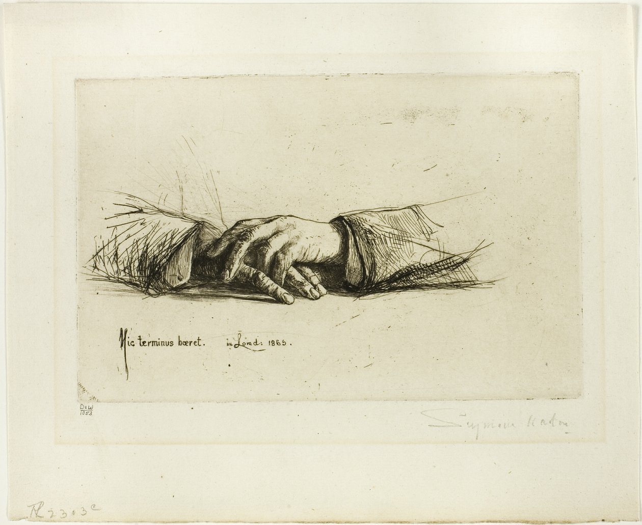 Kädet ristissä tekijältä Francis Seymour Haden
