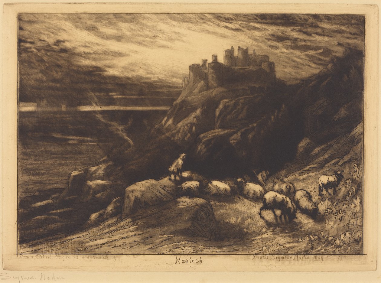 Harlech (Nr. 2) tekijältä Francis Seymour Haden