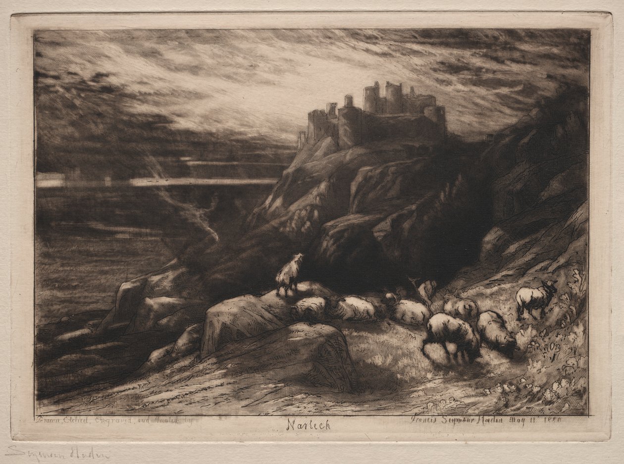 Harlech tekijältä Francis Seymour Haden