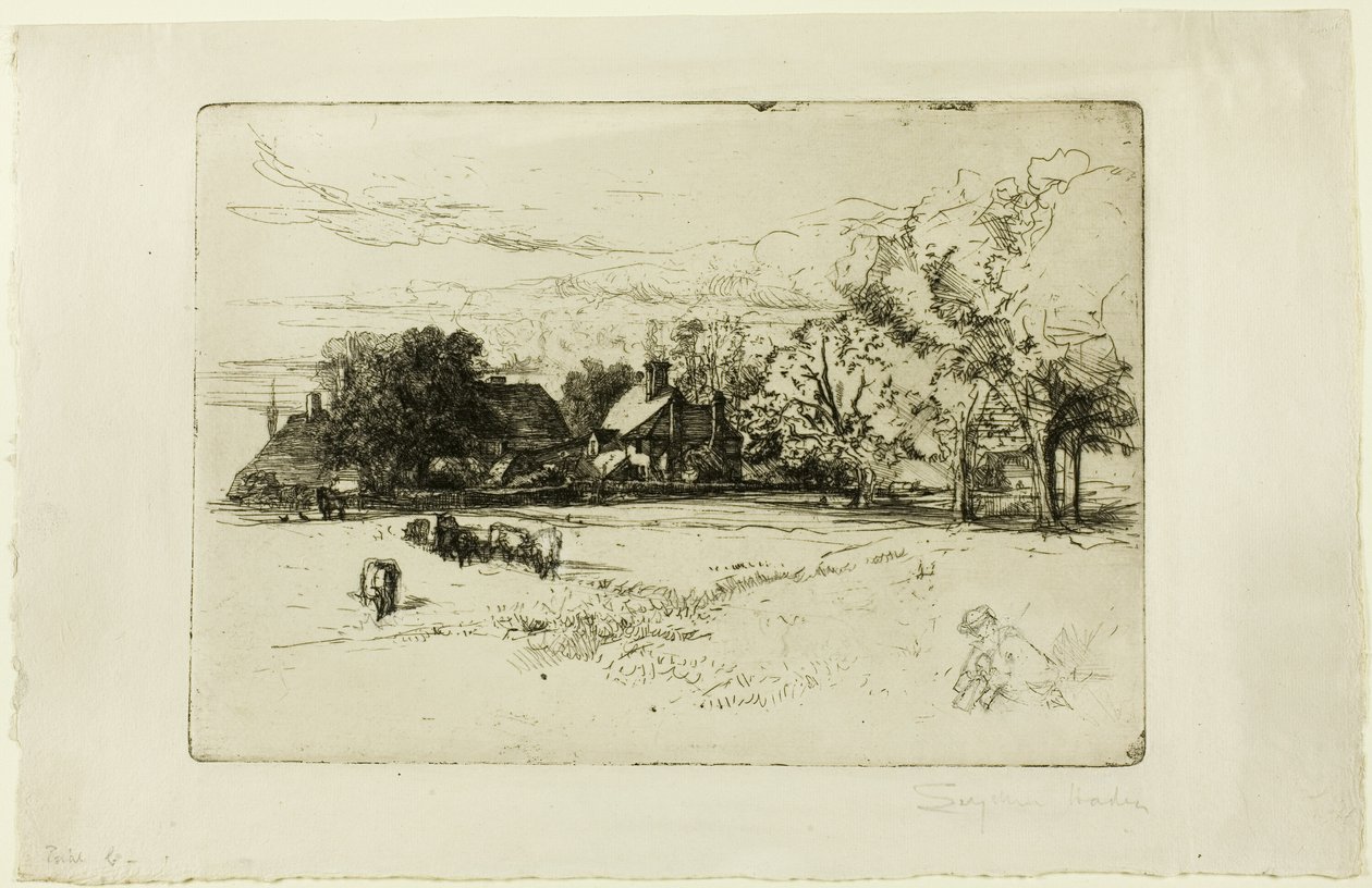 Horsleyn mökki tekijältä Francis Seymour Haden