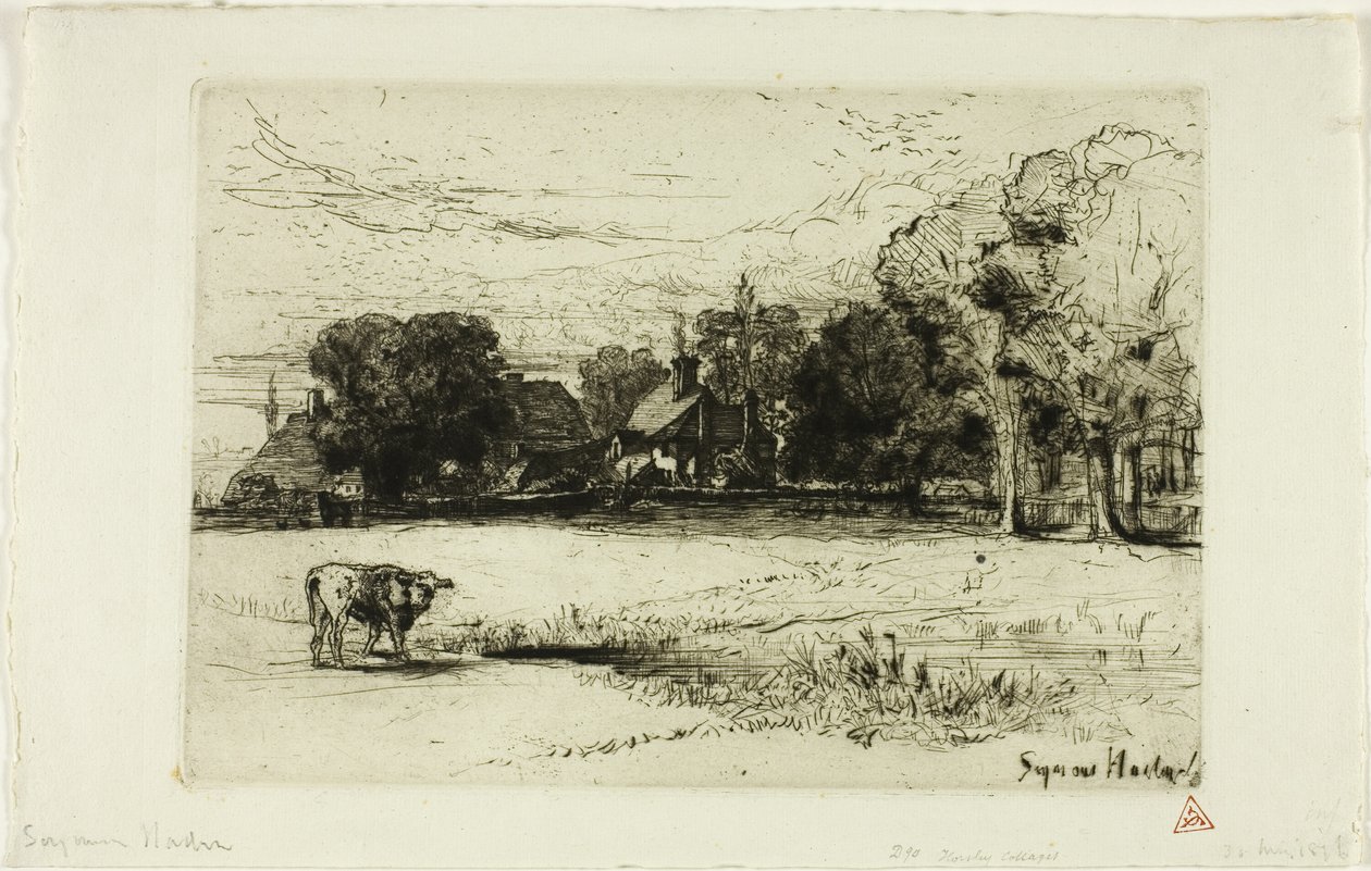 Horsleyn mökit tekijältä Francis Seymour Haden