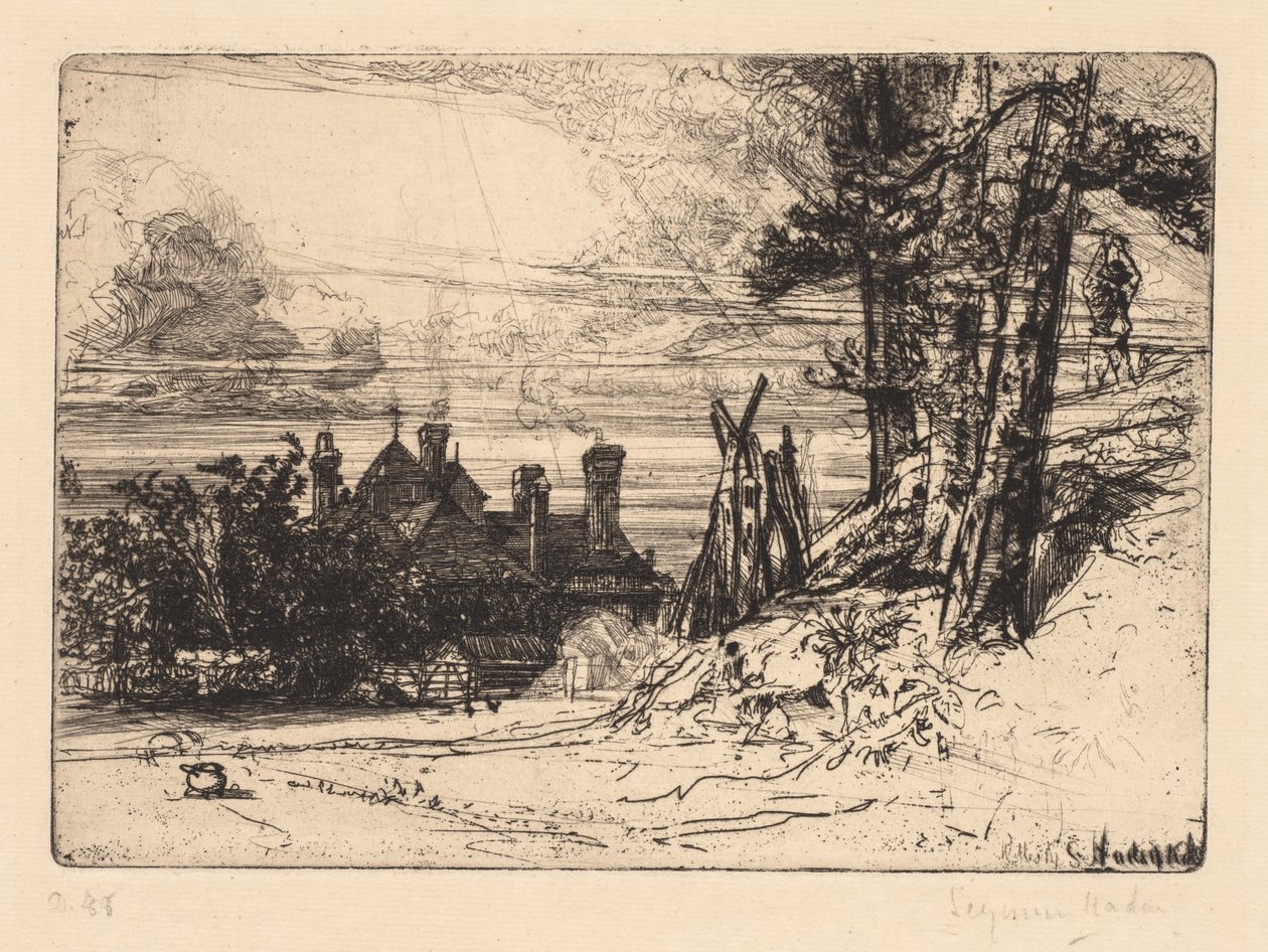 Horsleyn talo Willesleyssä tekijältä Francis Seymour Haden