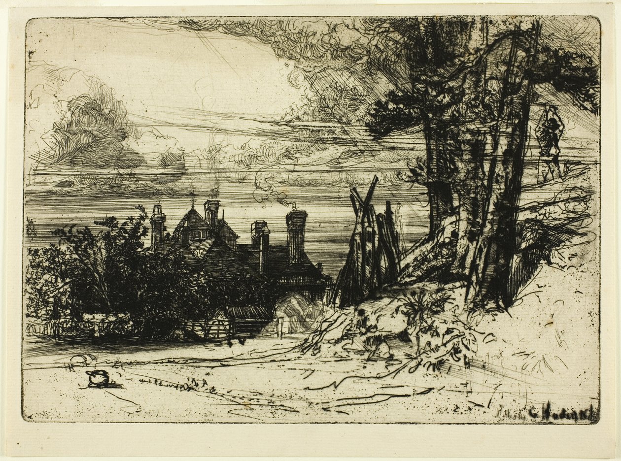 Horsleyn talo Willesleyssä tekijältä Francis Seymour Haden