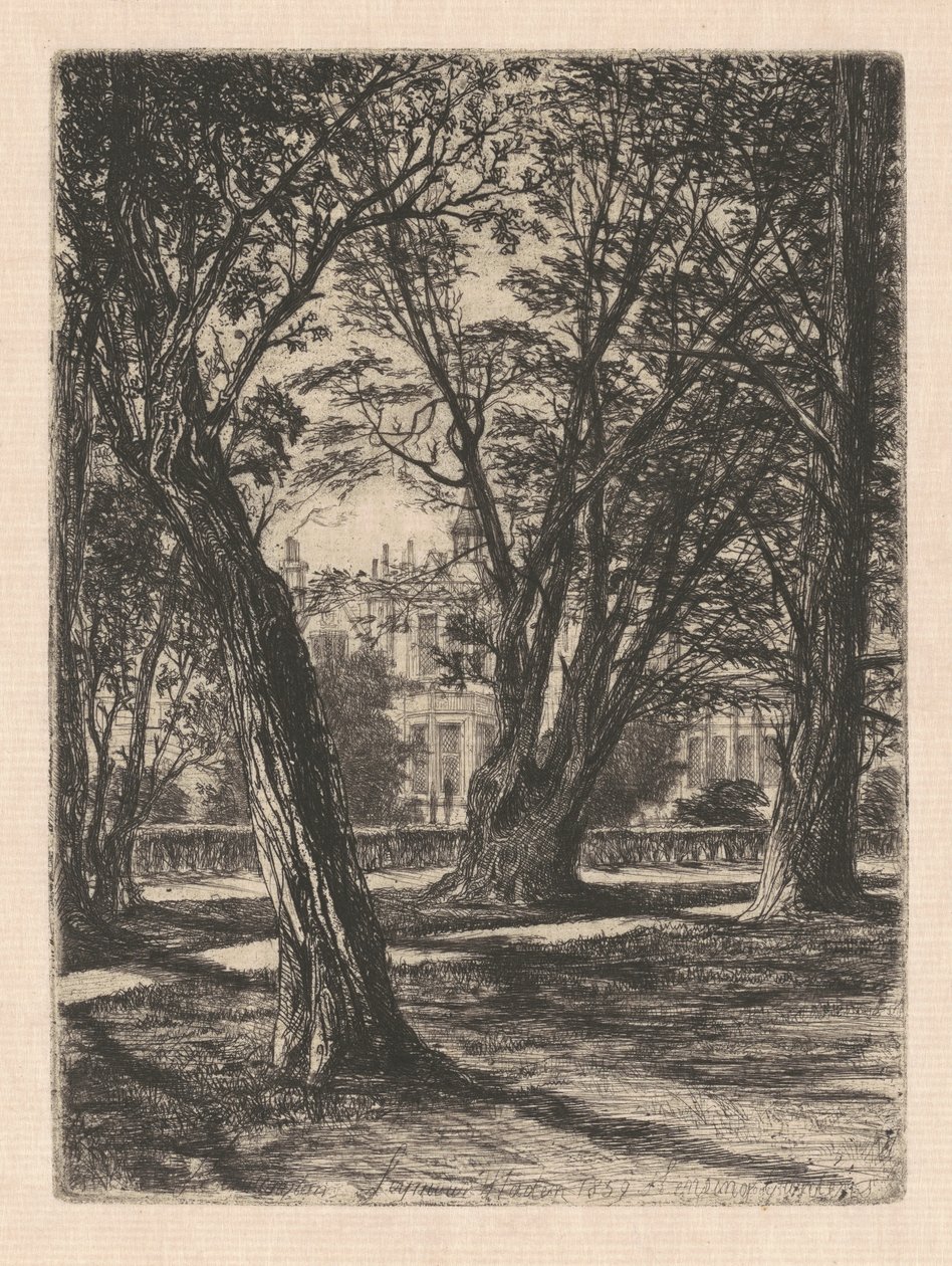 Kensington Gardens, nro 1 tekijältä Francis Seymour Haden