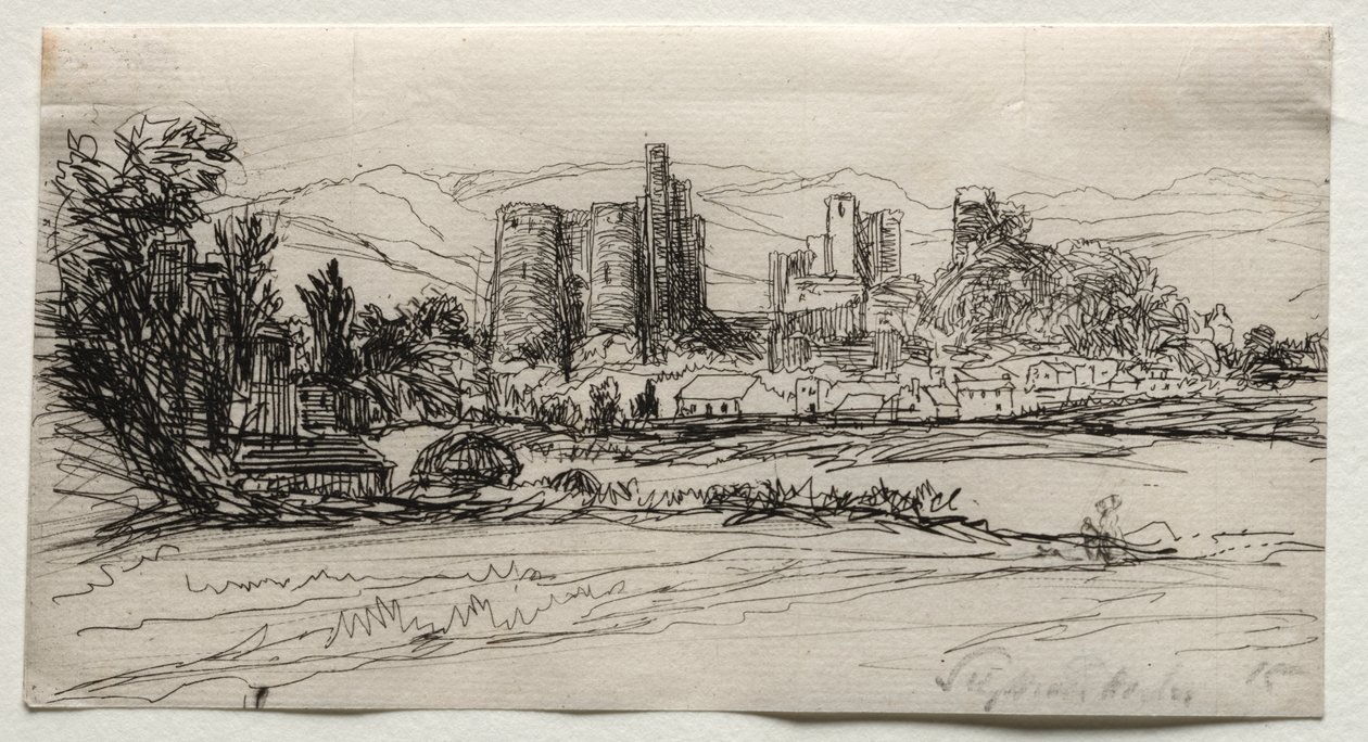Kidwelly Castlefinnish tekijältä Francis Seymour Haden