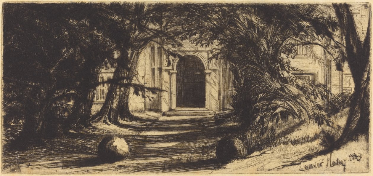Mytton Hall (Lancashire) tekijältä Francis Seymour Haden