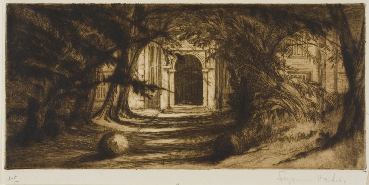 Mytton Hall tekijältä Francis Seymour Haden