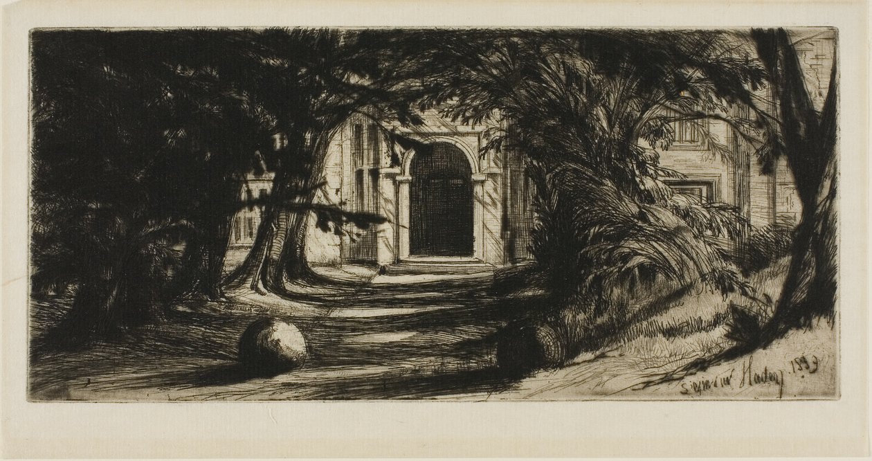 Mytton Hall tekijältä Francis Seymour Haden
