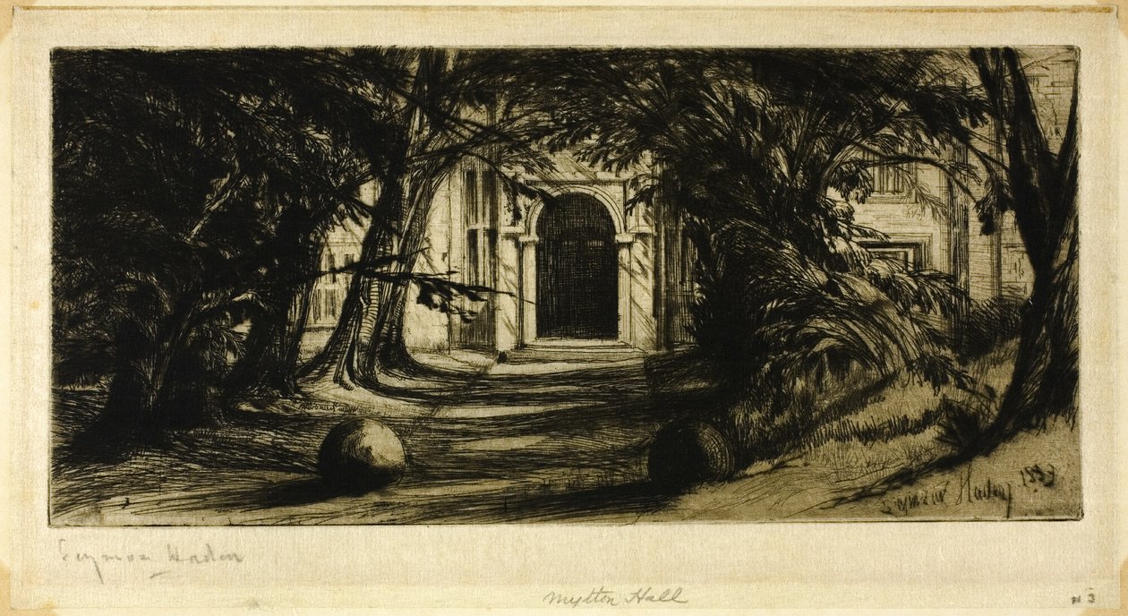 Mytton Hall tekijältä Francis Seymour Haden