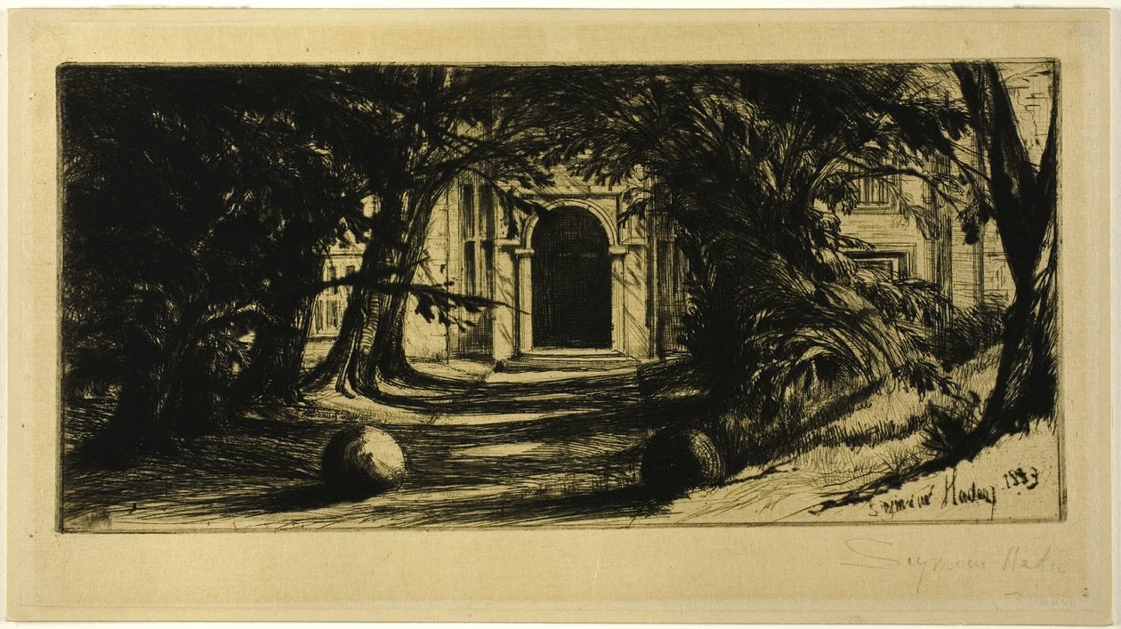 Mytton Hall tekijältä Francis Seymour Haden