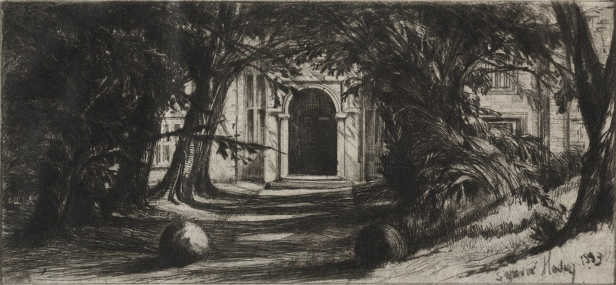 Mytton Hall tekijältä Francis Seymour Haden