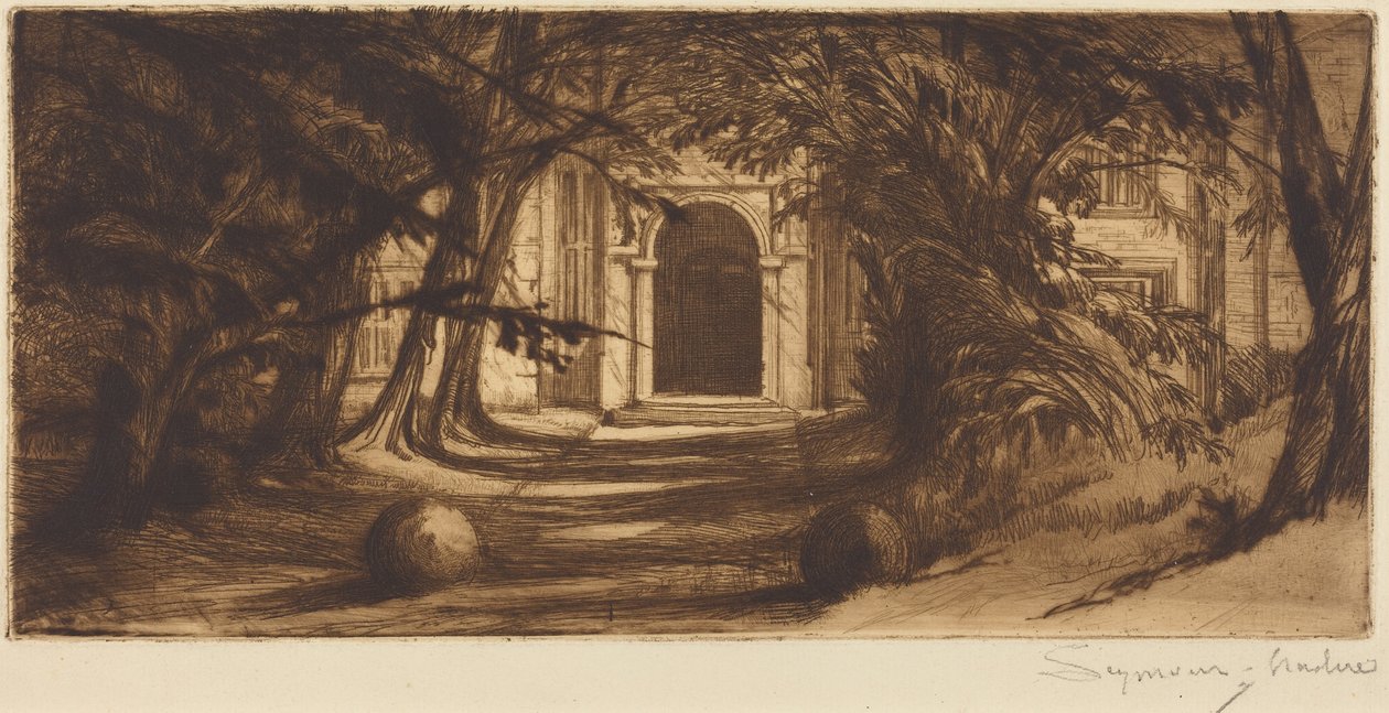 Mytton Hall tekijältä Francis Seymour Haden