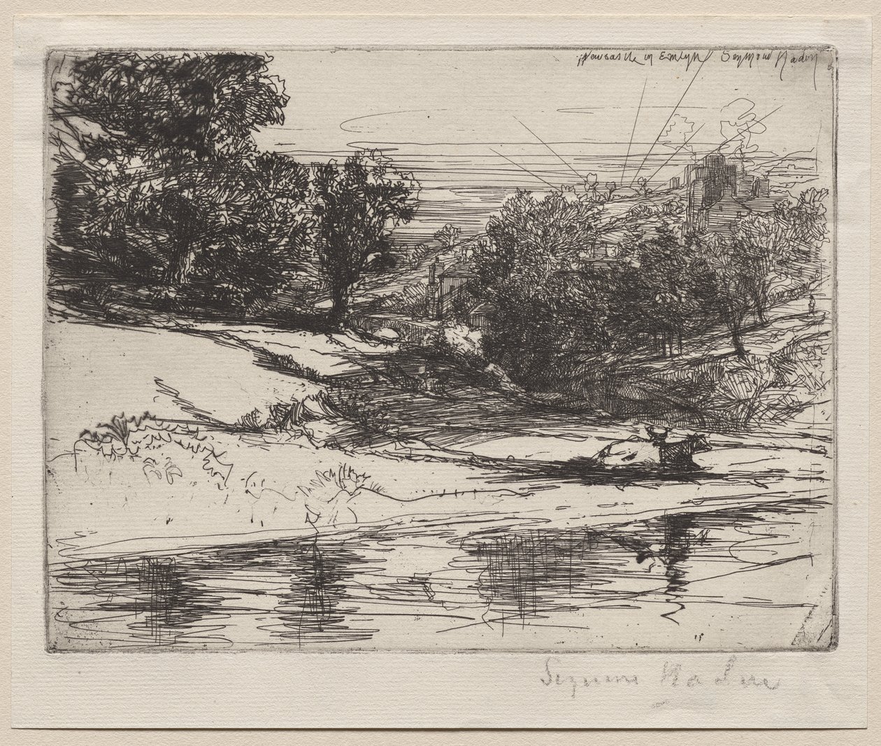 Newcastle Emlynissä tekijältä Francis Seymour Haden