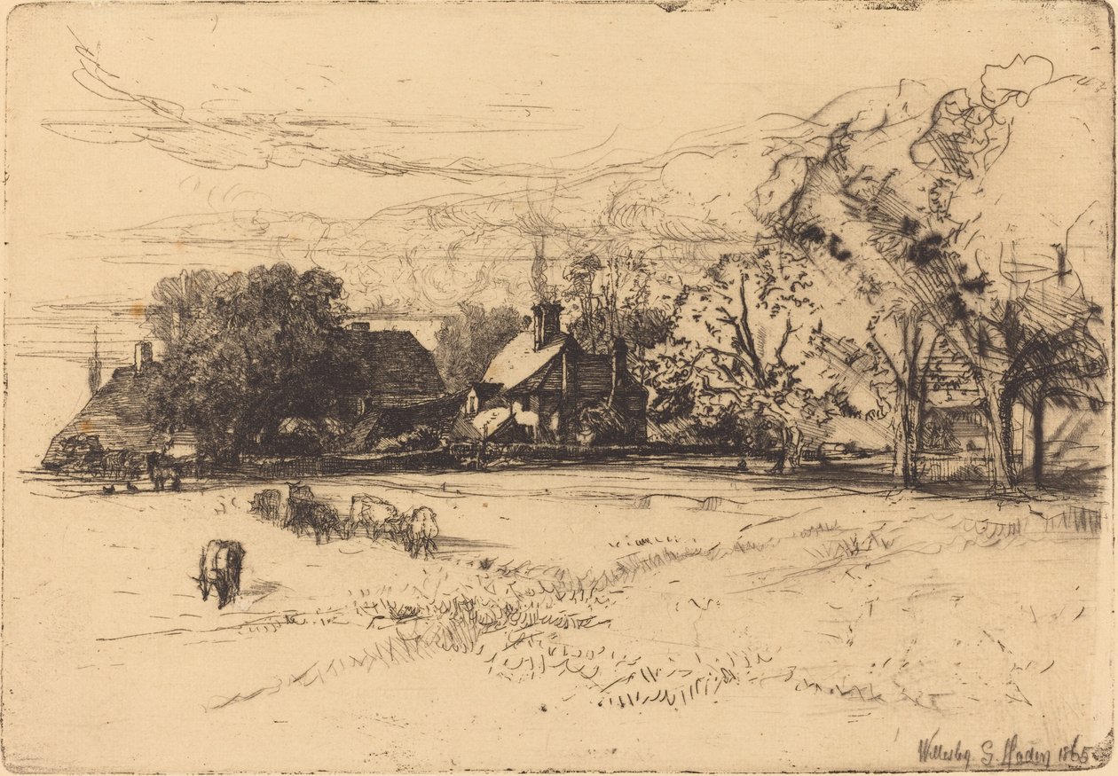 Old Willesley Housefinnish tekijältä Francis Seymour Haden
