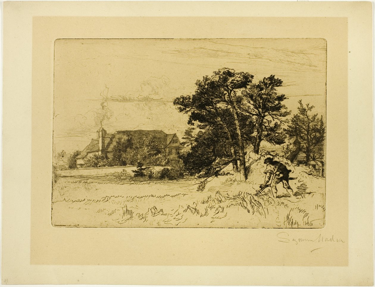 Vanha Willesleyn talo tekijältä Francis Seymour Haden