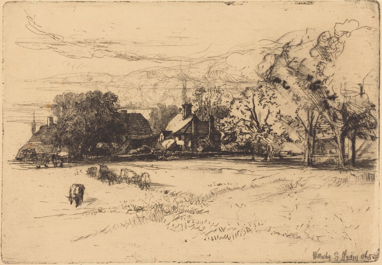 Vanha Willesley House tekijältä Francis Seymour Haden