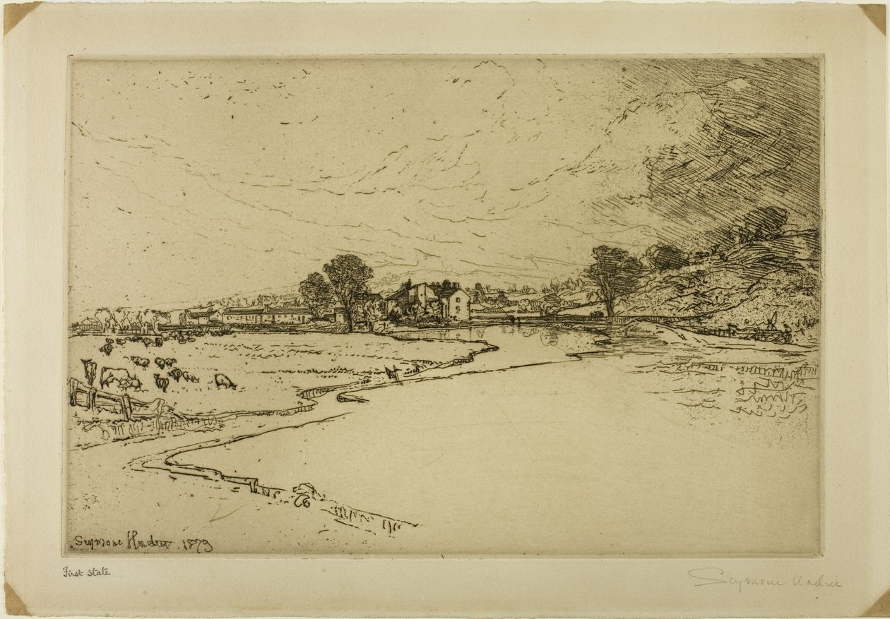 Sawley Abbey tekijältä Francis Seymour Haden