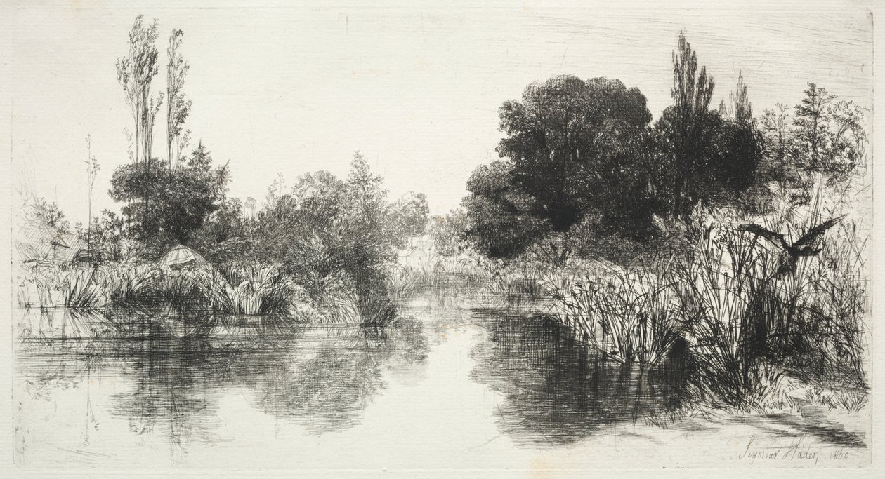 Jaa Mill Pond tekijältä Francis Seymour Haden