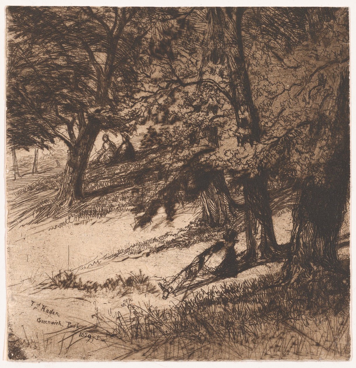 Kannen alla..., 1859., 1859. tekijältä Francis Seymour Haden