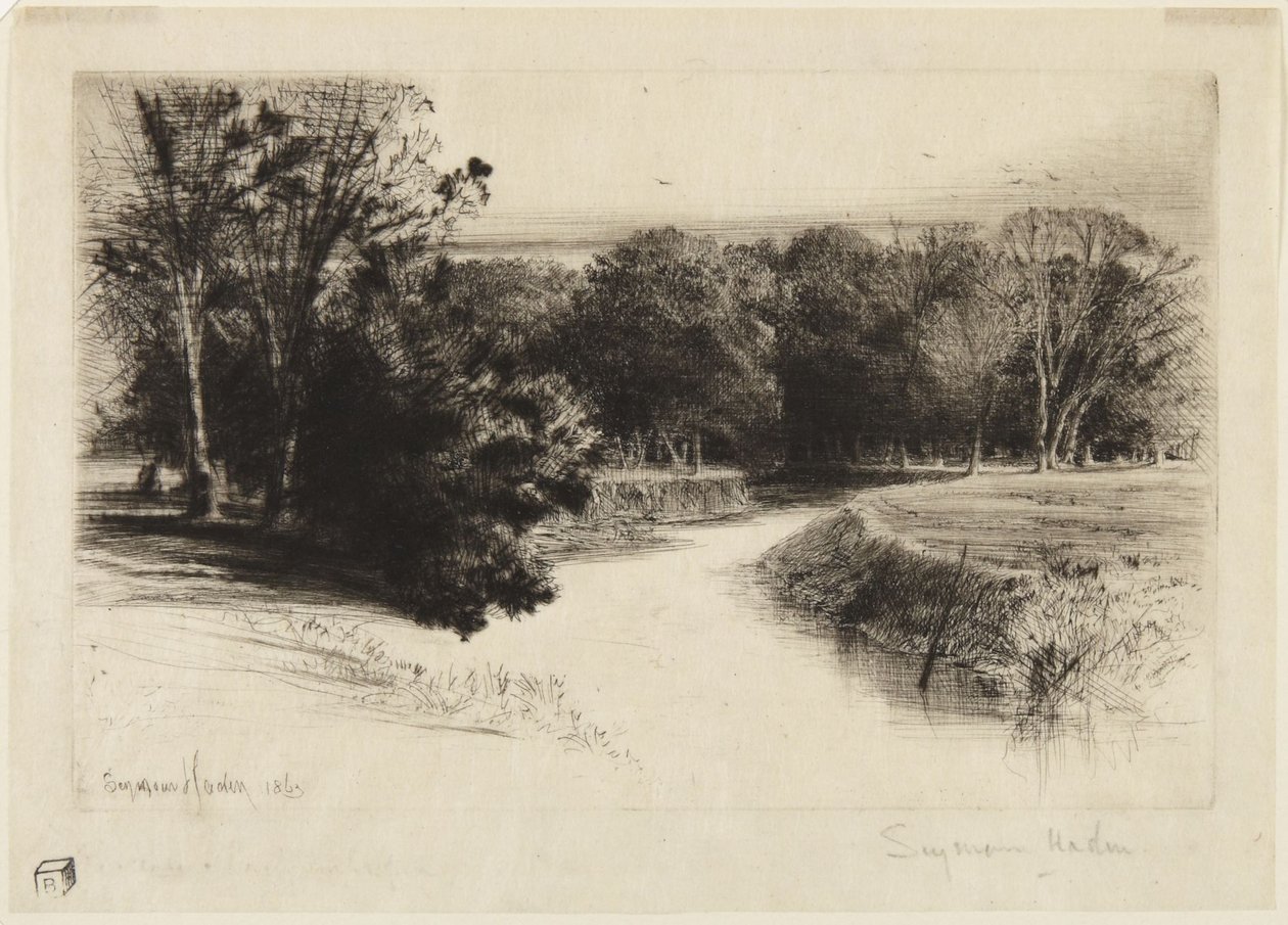 Auringonlasku Irlannissa tekijältä Francis Seymour Haden