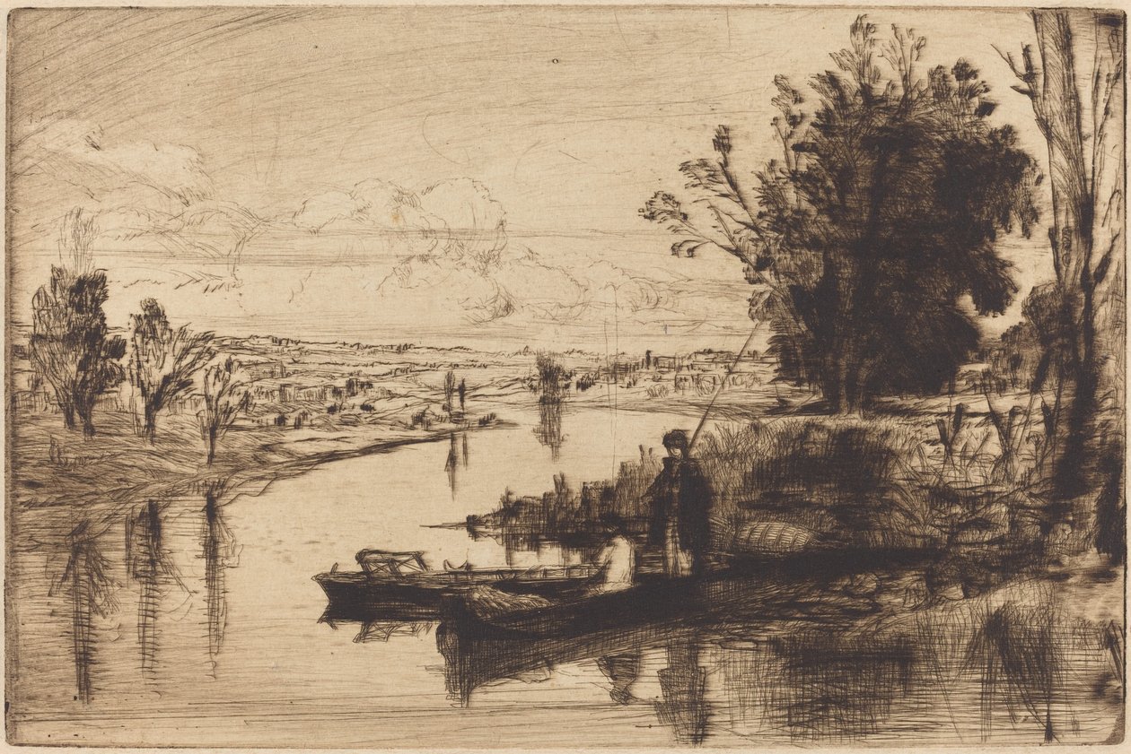 Thamesin kalastajat tekijältä Francis Seymour Haden