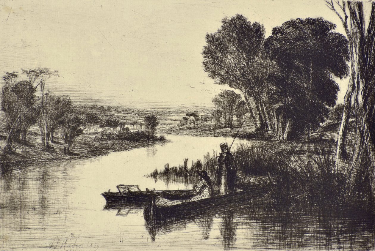 Thames Fishermen nro 1 tekijältä Francis Seymour Haden