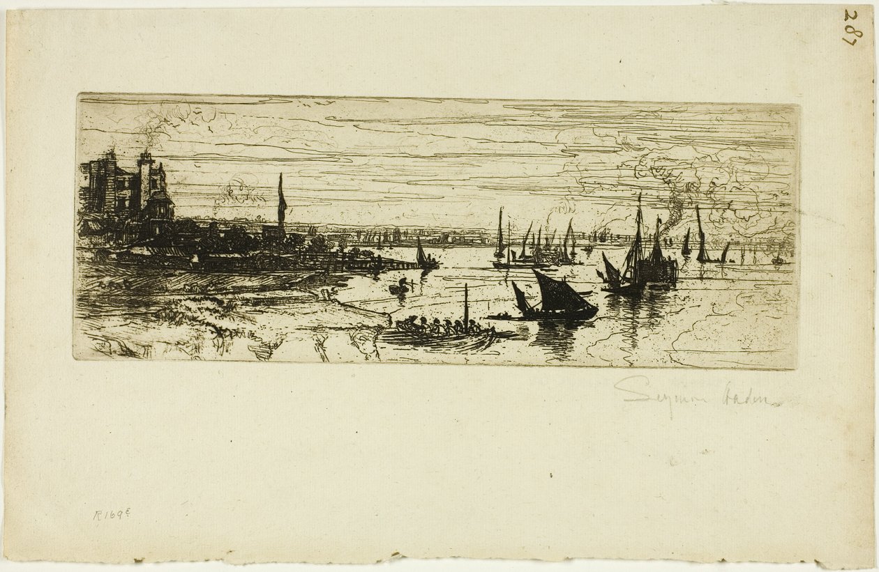Majatalo, Purfleet tekijältä Francis Seymour Haden