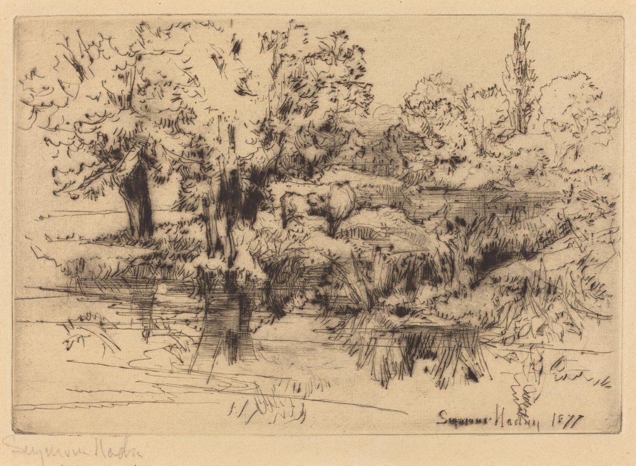 Kolme lehmää tekijältä Francis Seymour Haden