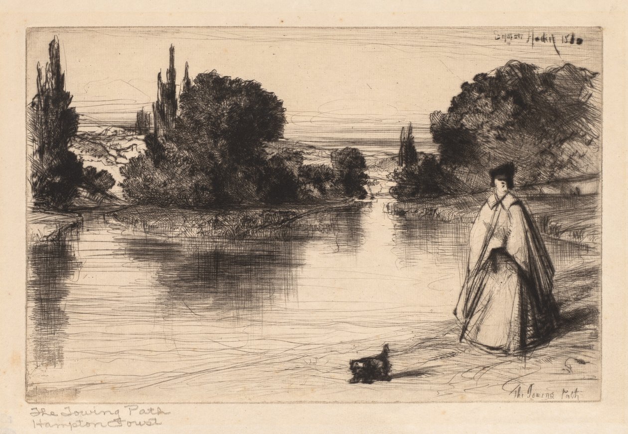 Hinauspolku, 1864. tekijältä Francis Seymour Haden