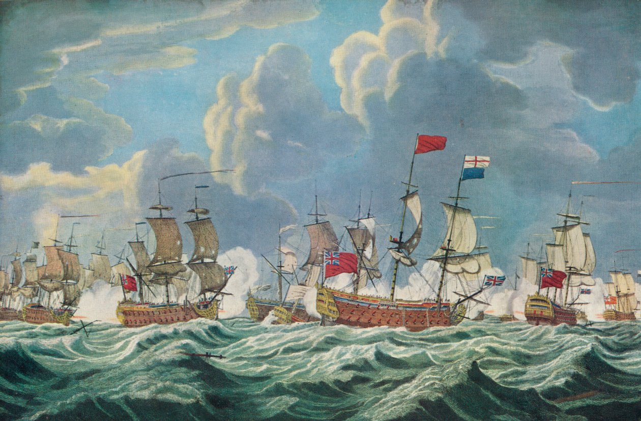 Quiberon Bayn taistelu vuonna 1765 tekijältä Francis Swaine