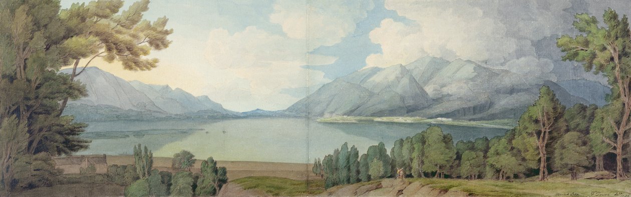 Derwentwater etelästä tekijältä Francis Towne