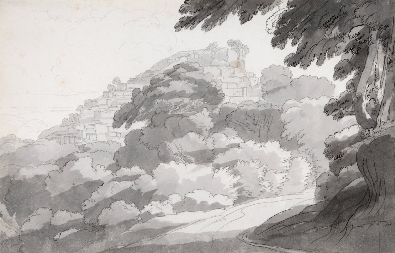 Rocca di Papa tekijältä Francis Towne