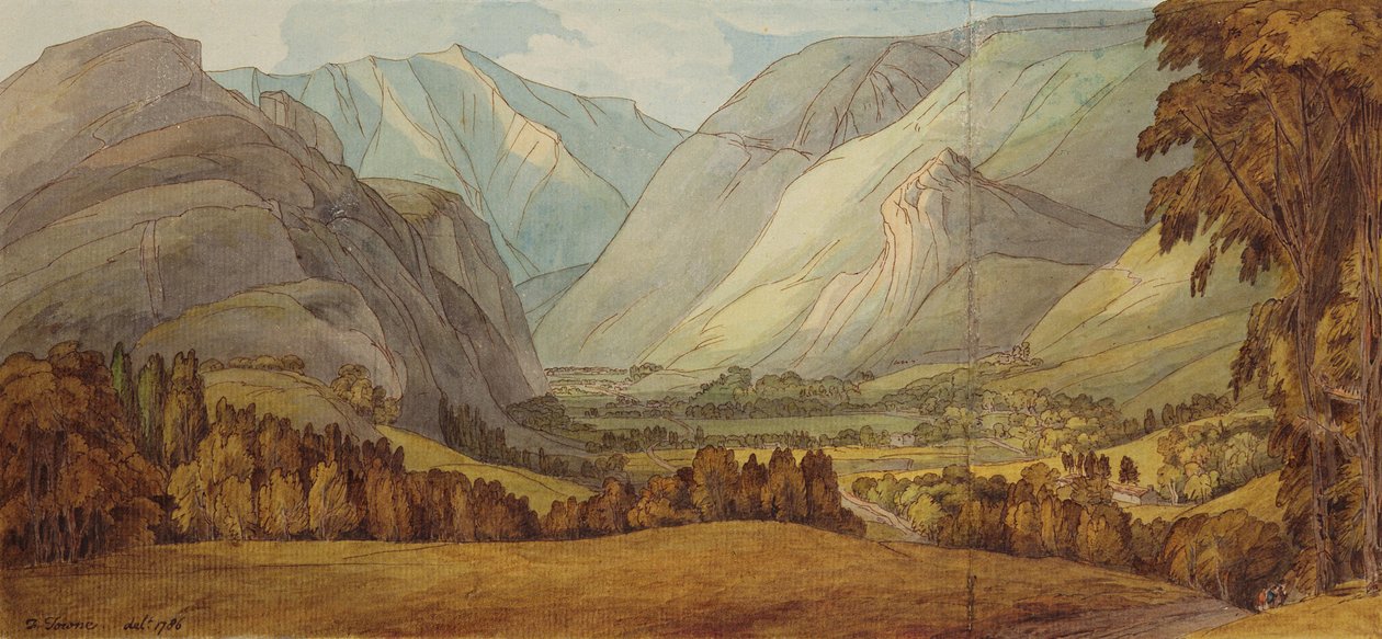 Vale of St. John tekijältä Francis Towne