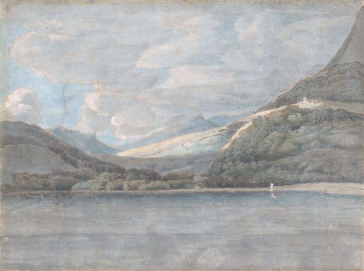 Näkymä Comojärvelle, 27. elokuuta 1781. tekijältä Francis Towne