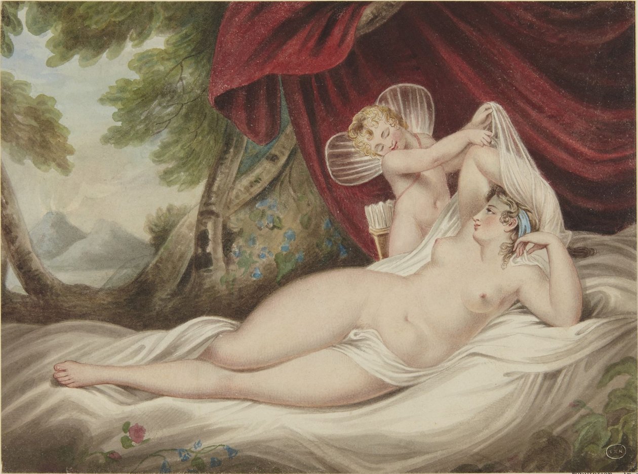 Amor paljastaa Venuksen tekijältä Francis Wheatley