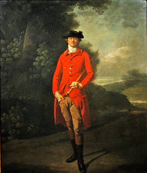 Lord Spencer Hamiltonin muotokuva (öljy kankaalle) tekijältä Francis Wheatley