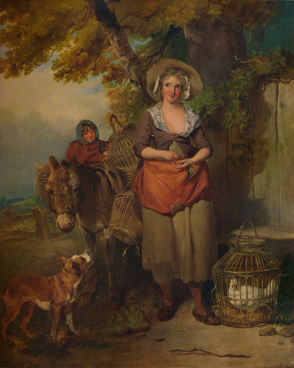 The Return from Market, 1786, 1938 tekijältä Francis Wheatley