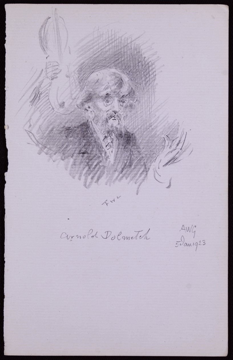 Arnold Dolmetschin muotokuva tekijältä Francis Wilfred Lawson