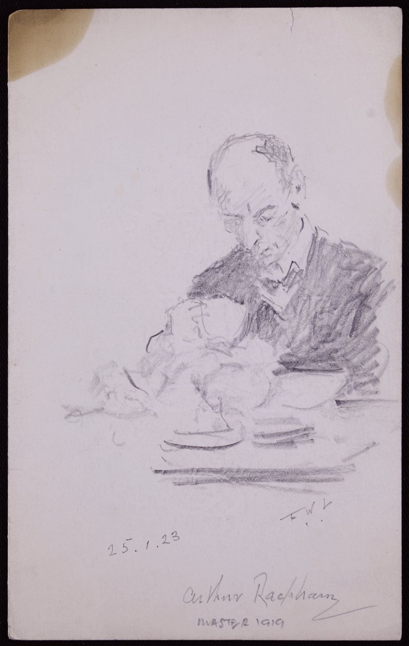 Arthur Rackhamin muotokuva tekijältä Francis Wilfred Lawson