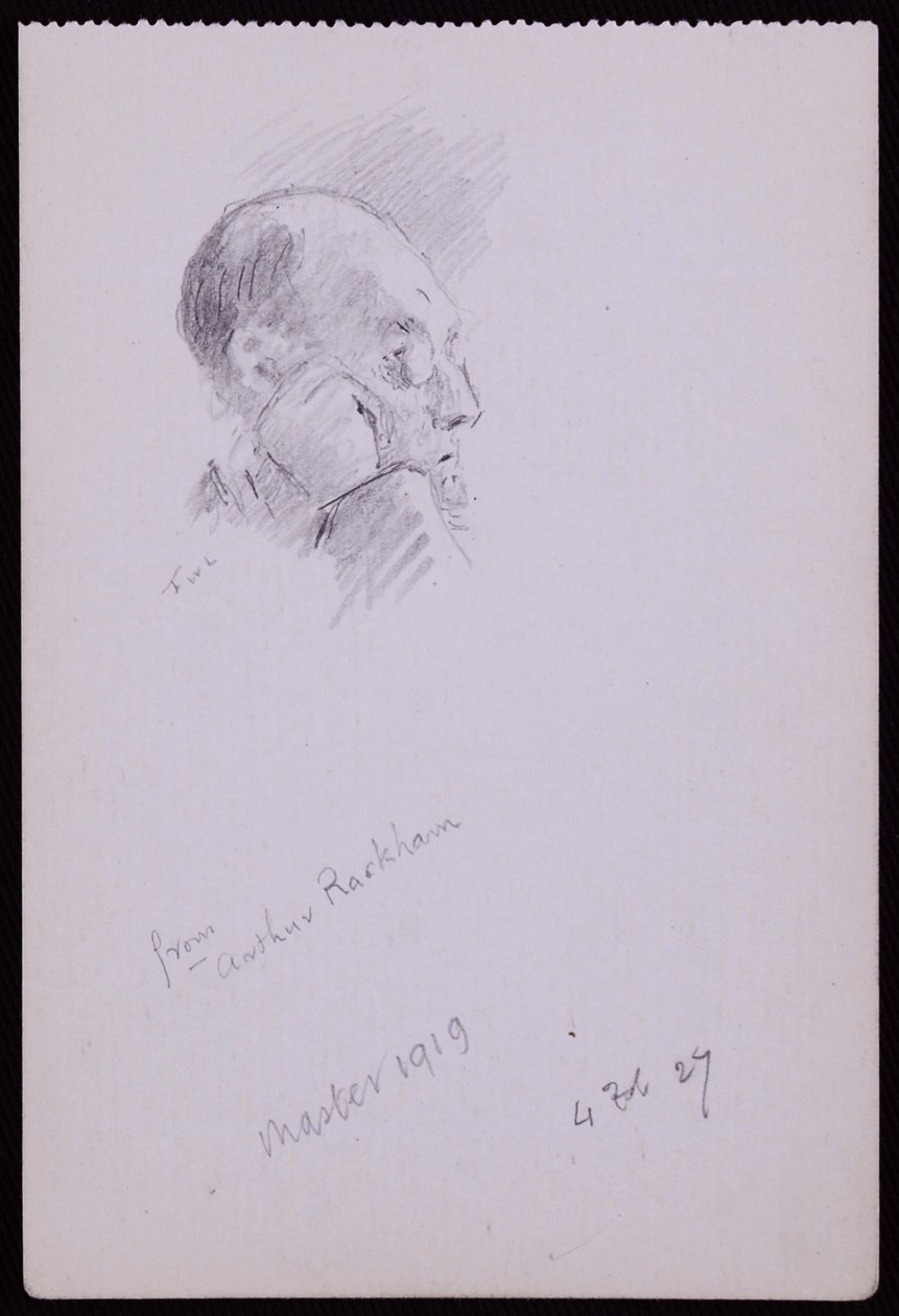 Arthur Rackhamin muotokuva tekijältä Francis Wilfred Lawson