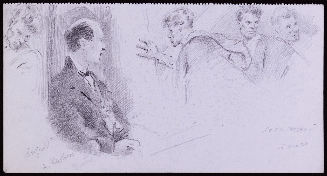 Arthur Rackhamin muotokuva tekijältä Francis Wilfred Lawson
