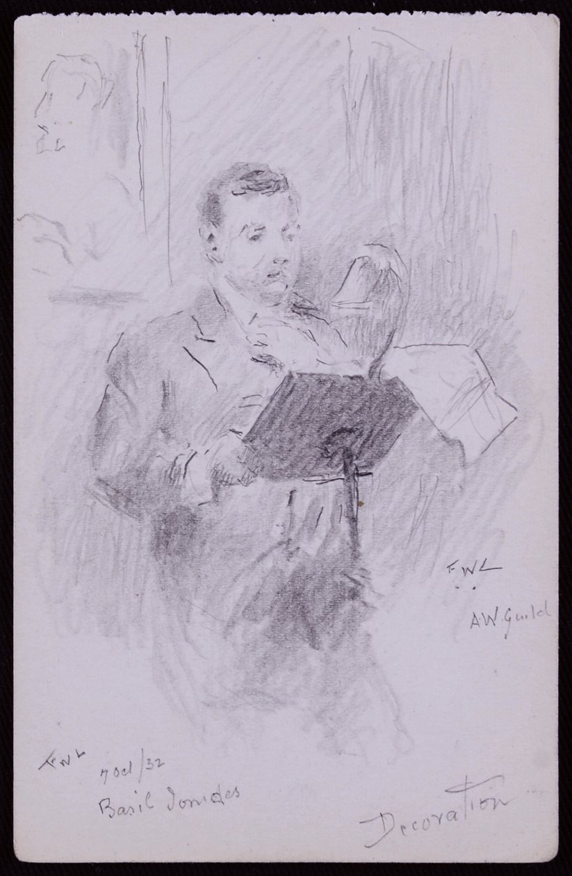 Basil Ionidesin muotokuva tekijältä Francis Wilfred Lawson