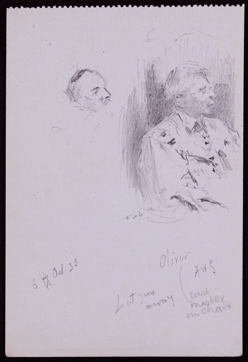 Basil Oliverin muotokuva tekijältä Francis Wilfred Lawson