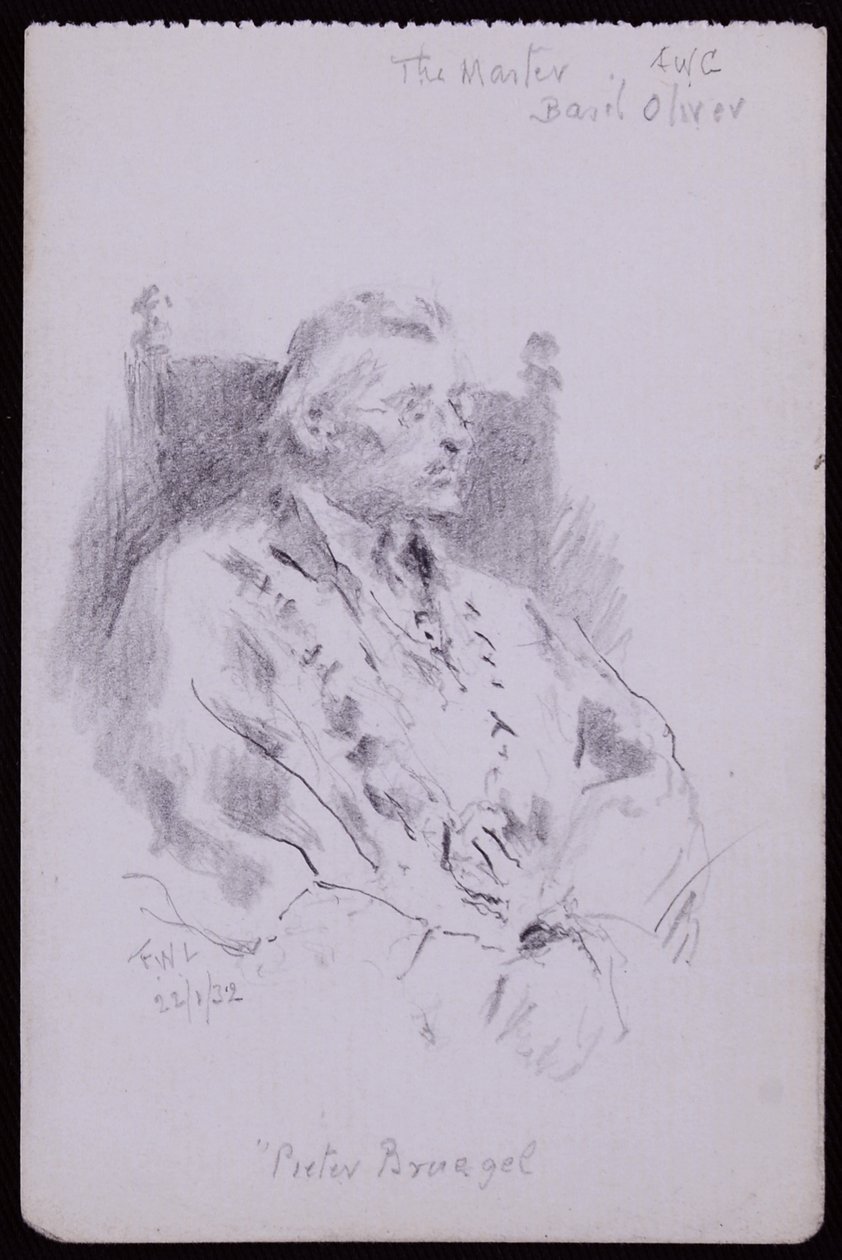 Basil Oliverin muotokuva tekijältä Francis Wilfred Lawson