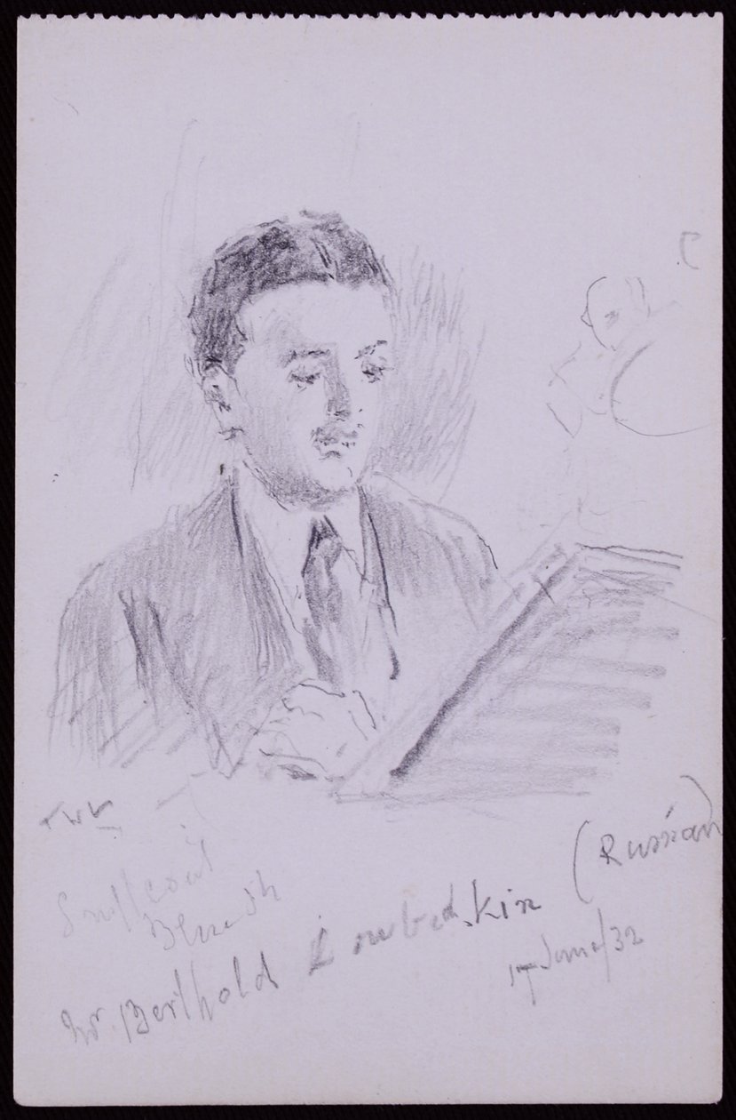 Berthold Lubetkinin muotokuva tekijältä Francis Wilfred Lawson