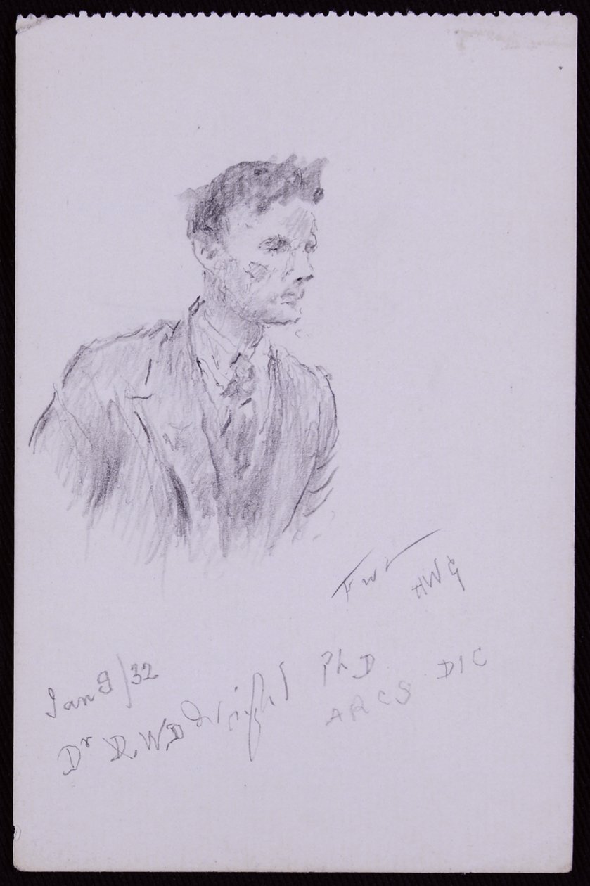 Dr.DWD Wrightin muotokuva tekijältä Francis Wilfred Lawson
