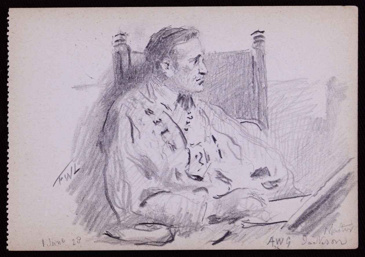 Ernest Jacksonin muotokuva tekijältä Francis Wilfred Lawson