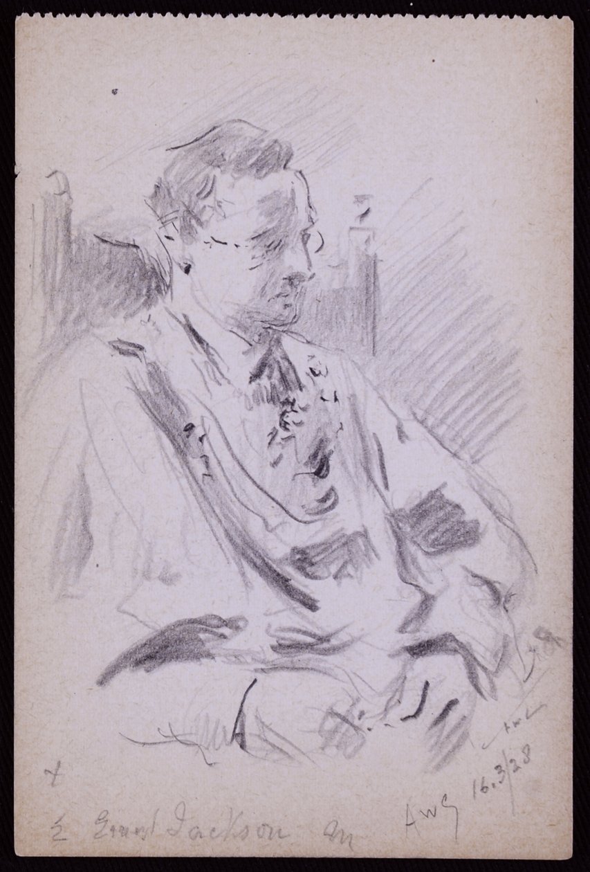 Ernest Jacksonin muotokuva tekijältä Francis Wilfred Lawson