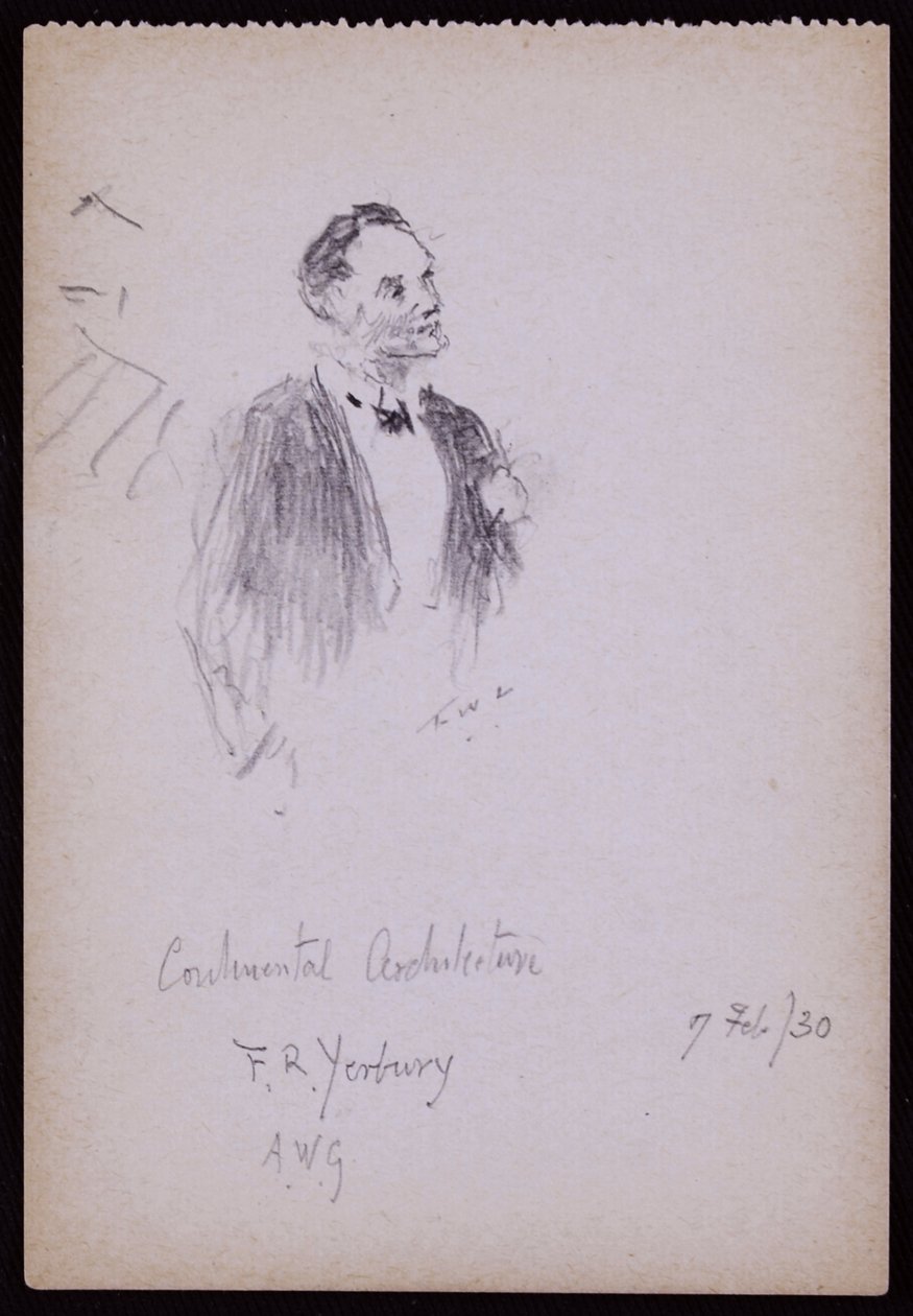 FR Yerburyn muotokuva tekijältä Francis Wilfred Lawson