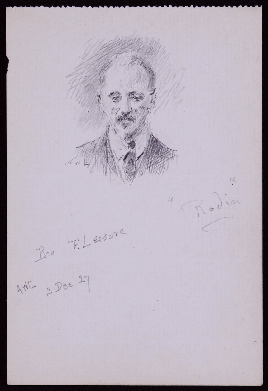 Frederick Lessoren muotokuva tekijältä Francis Wilfred Lawson